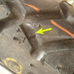 Tyre Tread Wear Indicator in New Tyre